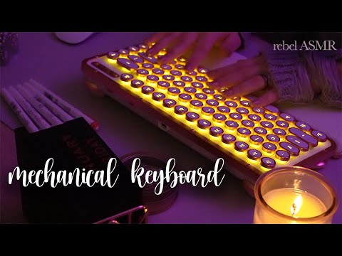 ASMR | Keyboard Typing for Studying, Reading and Concentration | 1 HR+ (No Talking)