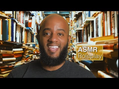 ASMR Role play | Friendly Librarian Assists You | Whispered | Up Close