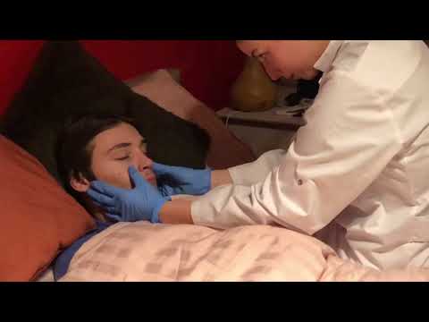 Asmr Real Person Cranial Nerve Exam (Sick patient)