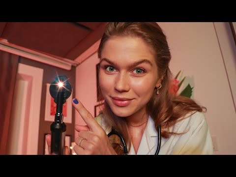 ASMR Personal Doctor Home Visit. Cranial Nerve Exam, Hearing Test, Reflex test, Personal Attention