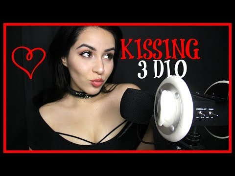 ASMR 🖤 3DIO UP CLOSE KISSING