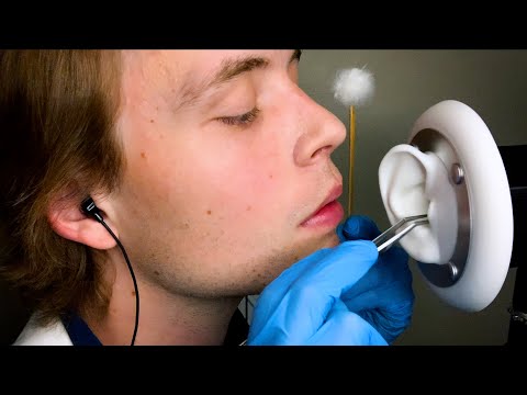 ASMR | DEEP EAR CLEANING EXAM | CLOSE WHISPERING (DOCTOR ROLEPLAY)