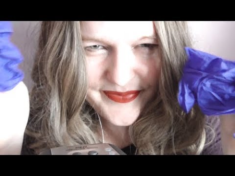 #ASMR Up Close Ear Attention, Ear Scratching, Gloves, Whispers.