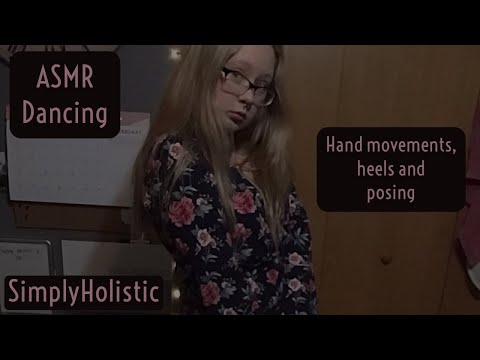 ASMR-Dancing with heels on + hand movements