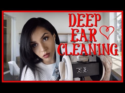 ASMR 🖤 DEEP EAR CLEANING - BINAURAL MIC