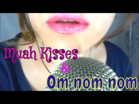 ❤ ASMR Muah Kisses + Om nom nom  ❤ CLOSE UP ❤