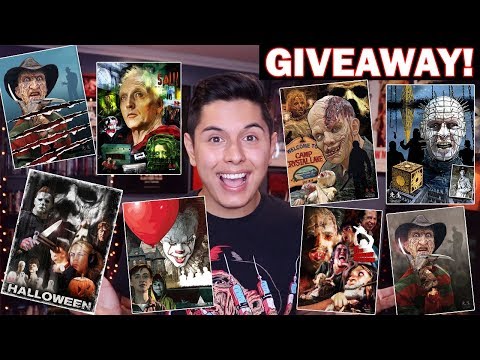 [ASMR] Horror Poster Giveaway! (Limited Edition!)