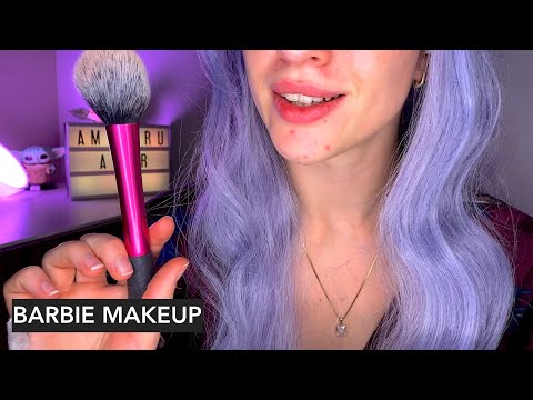 ASMR | POV: Friend doing your Barbie Makeup for the Barbie Party💄💓