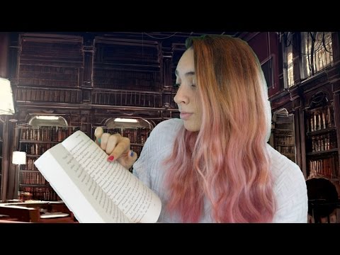 ASMR Unintellegible Library Roleplay | Paper Sounds, Inaudible Whispers
