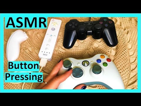 ASMR - Game Controller Button Pressing (No Talking)