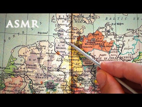 ASMR Reading Map of Central Europe in 1378 | Soft Spoken