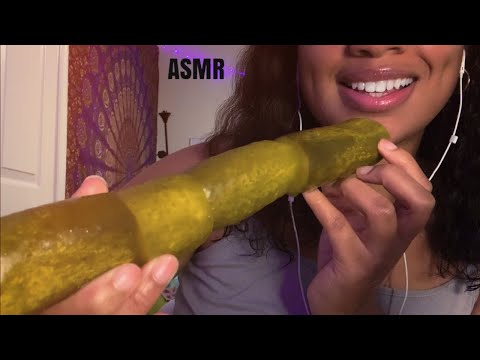 ASMR | Huge Pickle Eating | Crunchy Eating Sounds