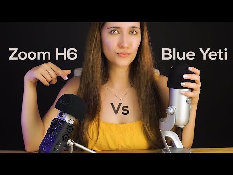 Blue yeti vs zoom h6. Que micrófono te relaja más? | ASMR Español | Asmr with Sasha