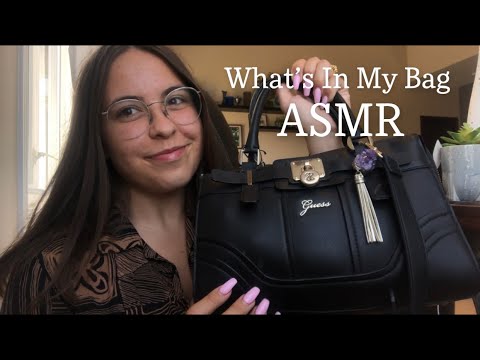 Fast & Aggressive Tapping What’s In My Bag ASMR