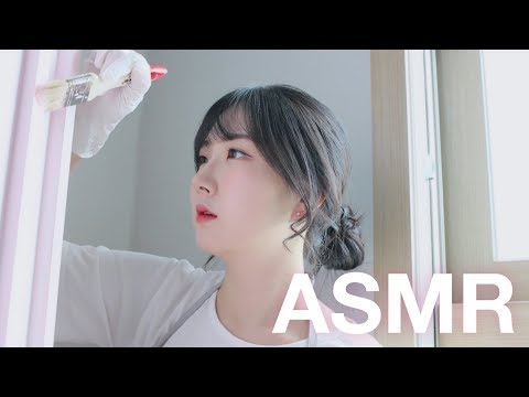 ASMR Painting 🎨 파티션 셀프 페인팅 해보기 | Brushing & Brushing | No talking