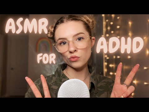 ASMR for ADHD | FAST & AGRESSIVE CHAOTIC TRIGGERS (Unique and Random Triggers with Rambles)