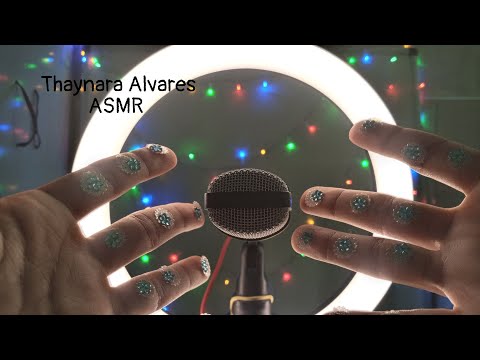 ASMR Strass no Microfone: Desencadeando Relaxamento com Estímulos Visuais (no talking)