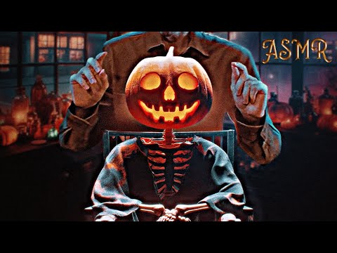 ⋆ ˚｡🎃 All Hallows ASMR 👻Binaural Sounds ⋆ ˚｡ Tapping, Crinkles, Thunderstorm, Magic & Ghosts 🎃｡˚⋆