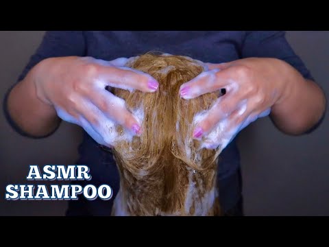 ASMR | Relaxing Hair Shampoo Massage & Hair Brushing | No Talking