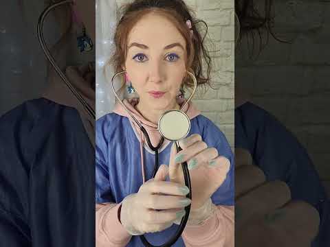 ASMR Nurse: Heart and Lungs Check-Up #shorts