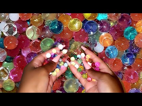 ASMR Playing With Orbeez / Water Beads | Water Sounds