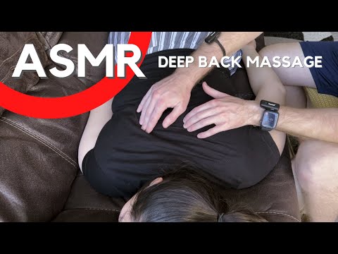 ASMR | The Most Relaxing Deep Back Massage | No Talking | Real Person ASMR