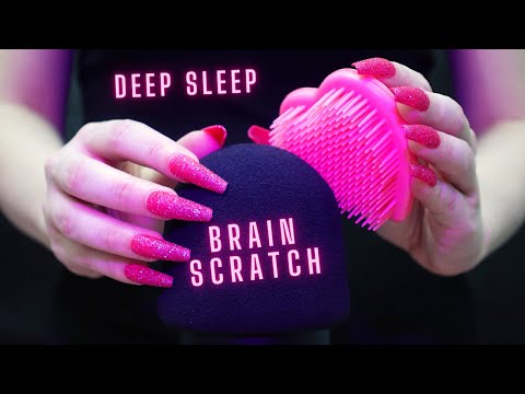 Asmr Deep Mic Scratching , Brushing & Stroking | Asmr No Talking for Sleep with Long Nails - 4K