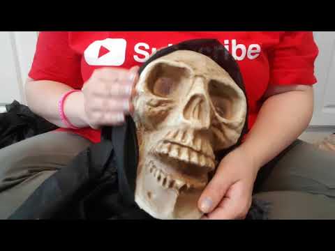 Asmr Skull !!!!! FAST TAPPING / SCRATCHING = Aggressive Intense Tingles!!!
