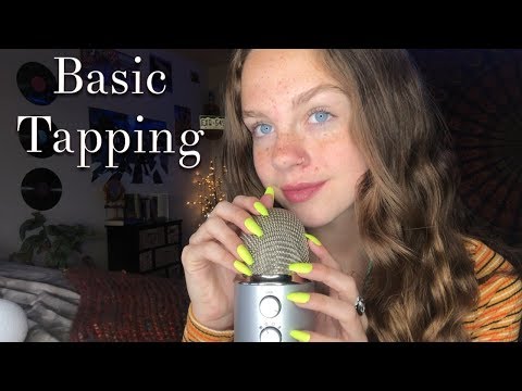 ASMR Tapping on Objects with LONG NAILS