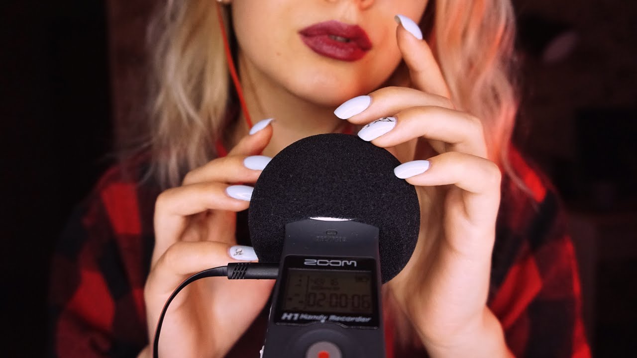 ASMR Microphone Scratching | No Talking | АСМР Поглаживание микрофона