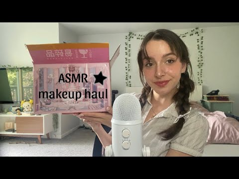 ASMR makeup haul (flower knows)