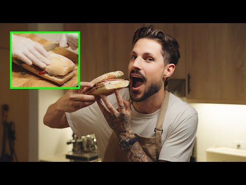 ASMR | The Perfect Sandwich Made by American Gentleman