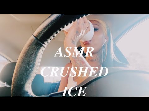 ASMR CRUSHED ICE! Tingles & Slurps