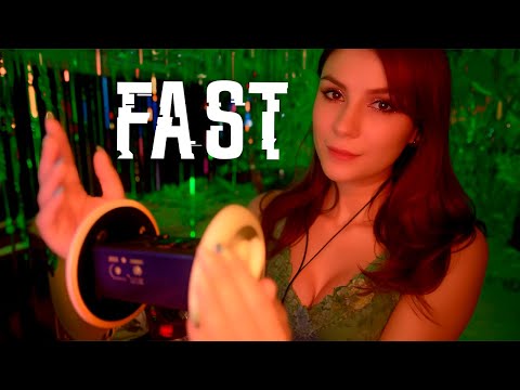 ASMR Fast and Intensive Ear Massage 💎 No Talking, Intense, 3Dio