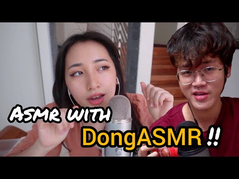 ASMR my FIRST COLLAB ❤️ fast triggers with DongASMR