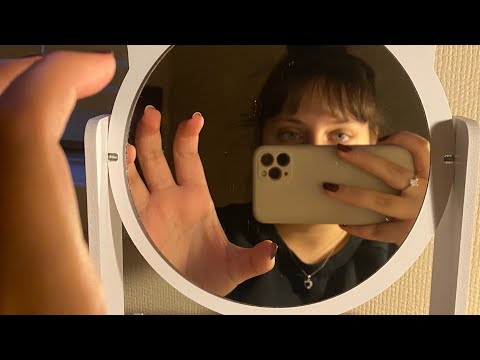 Asmr 2 minute mirror and camera tapping