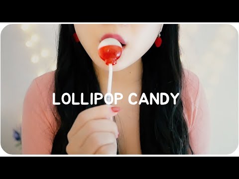 ASMR 🍭롤리팝캔디 이팅🍭   No Talking Lollipop candy Eating  /キャンディー食べる  Korean ASMR
