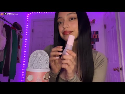 ASMR| mic brushing & scratching, 👄sounds, tapping & hand movements 👅✋🏼