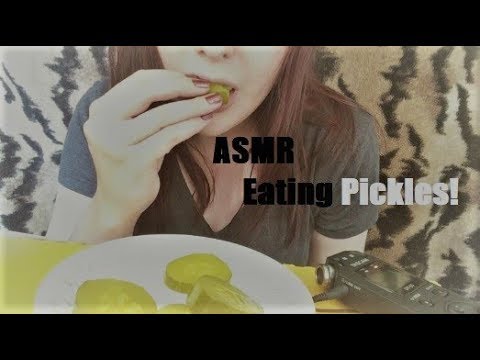 ASMR Eating Pickles!