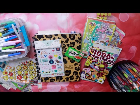 Stickers Prepping Planner January - July Months ASMR Watermelon Trident Gum