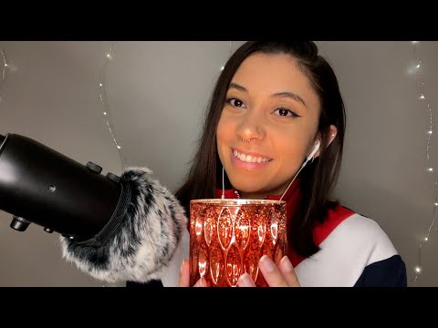 ASMR Tingly Holiday Candles (Tapping, Scratching, & Whispers)