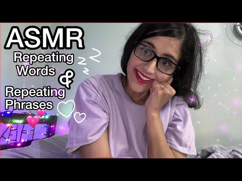 ASMR Mouth Sounds - Repeating Words / Repeating Phases Hand Movements 💕