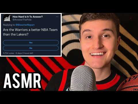 [ASMR] Asking You NBA Questions ⁉️🏀