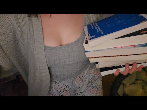 ASMR book show & tell | soft spoken with relaxing book sounds