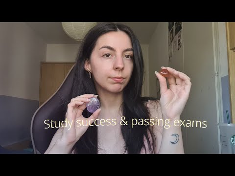 ASMR Reiki for Studying ｜Hand movements, Soft spoken, Crystal healing, cord cutting/plucking