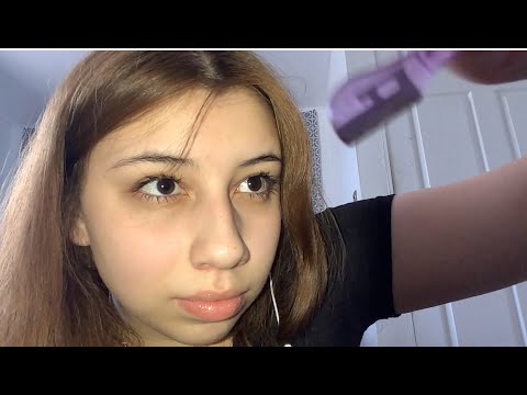 ASMR doing your eyebrows! (Waxing,shaving,and cutting noises)