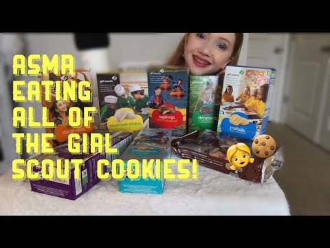 ASMR~ Eating & Rating ALL Of The Girl Scout Cookies