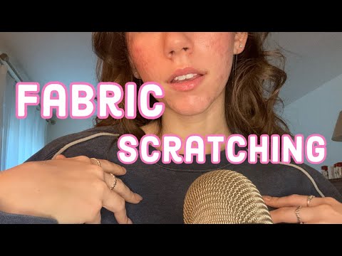 ASMR | Fabric Scratching W/ Snapping, Mouth Sounds, & Ring Sounds