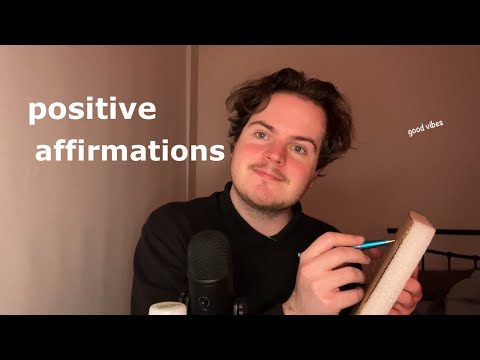 Fast & Aggressive ASMR Positive Affirmations, Personal Attention, tapping & scratching