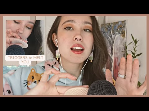 ASMR || TRIGGERS TO MELT YOU (Mouth Sounds + Silicone Brush)
